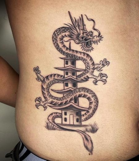 Tattoos - Dayton Smith Dragon - 144463